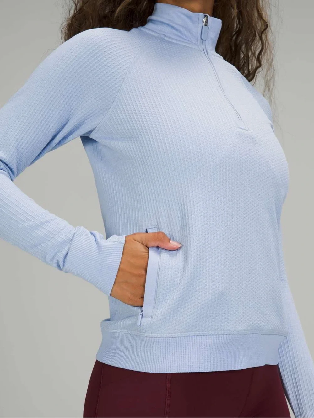 Lululemon Engineered Warmth Half Zip sweatshirt Sz: 8